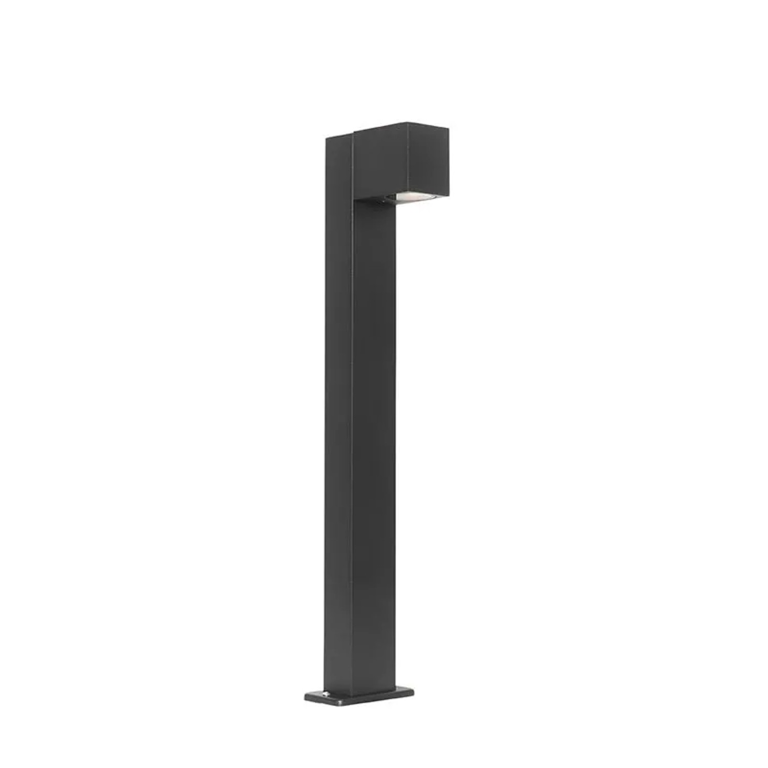 QAZQA Industrielle Stehende Außenlampe Schwarz 65 cm IP44 Baleno