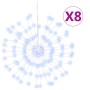 vidaXL Weihnachtsbeleuchtungen Feuerwerk 8 Stk 140 LEDs Kaltweiß 17cm 3190513_3