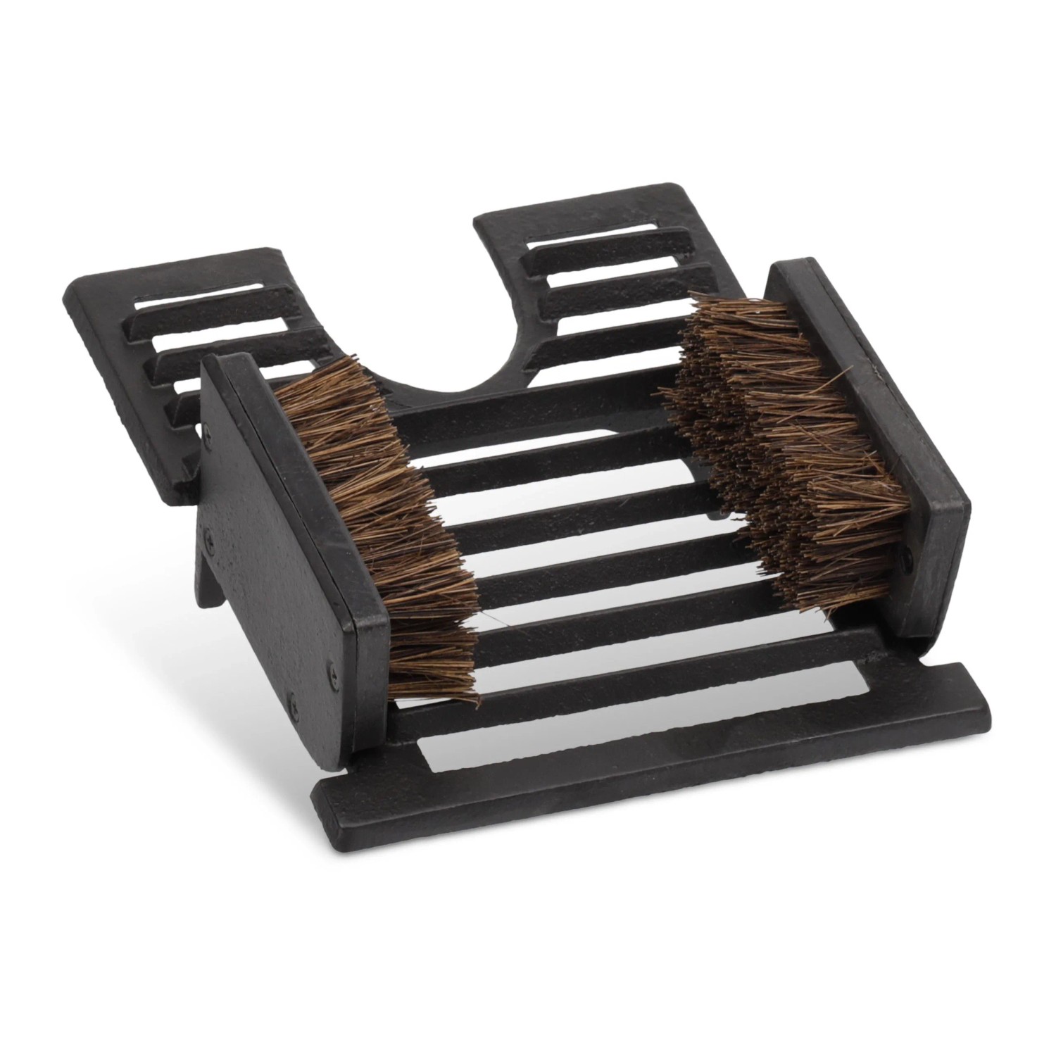 Relaxdays Schuhabstreifer Gusseisen Schwarz Mit Schuhauszieher 10,5 cm x 21,5 cm x 26,5 cm 2,4 kg