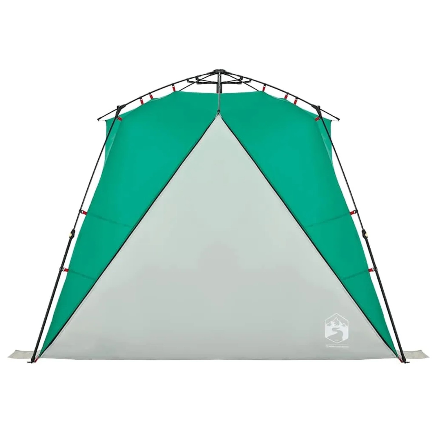 vidaXL Strandzelt 4 Personen Seegrün Quick Release Wasserdicht 4005306_7