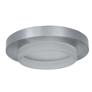 Näve LED-Einbauspot Commo, silberfarben, für Feuchträume geeignet.