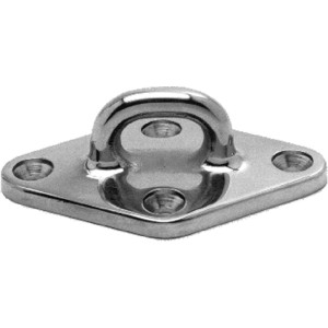 Seilflechter Deckplatte, 80 mm, Edelstahl A4-AISI 316, Befestigungselement.