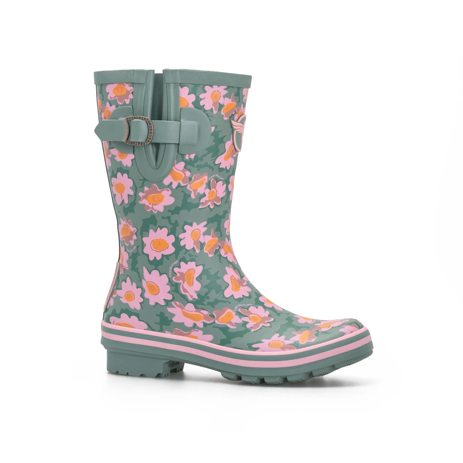 Rouchette Halbstiefel Daisies Größe 37 Grün