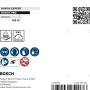 Bosch X-Lock Topfbürste Heavy for Metal Ø 75 mm Verpackung mit Logo, 12500 U/min und Sicherheitssymbolen.