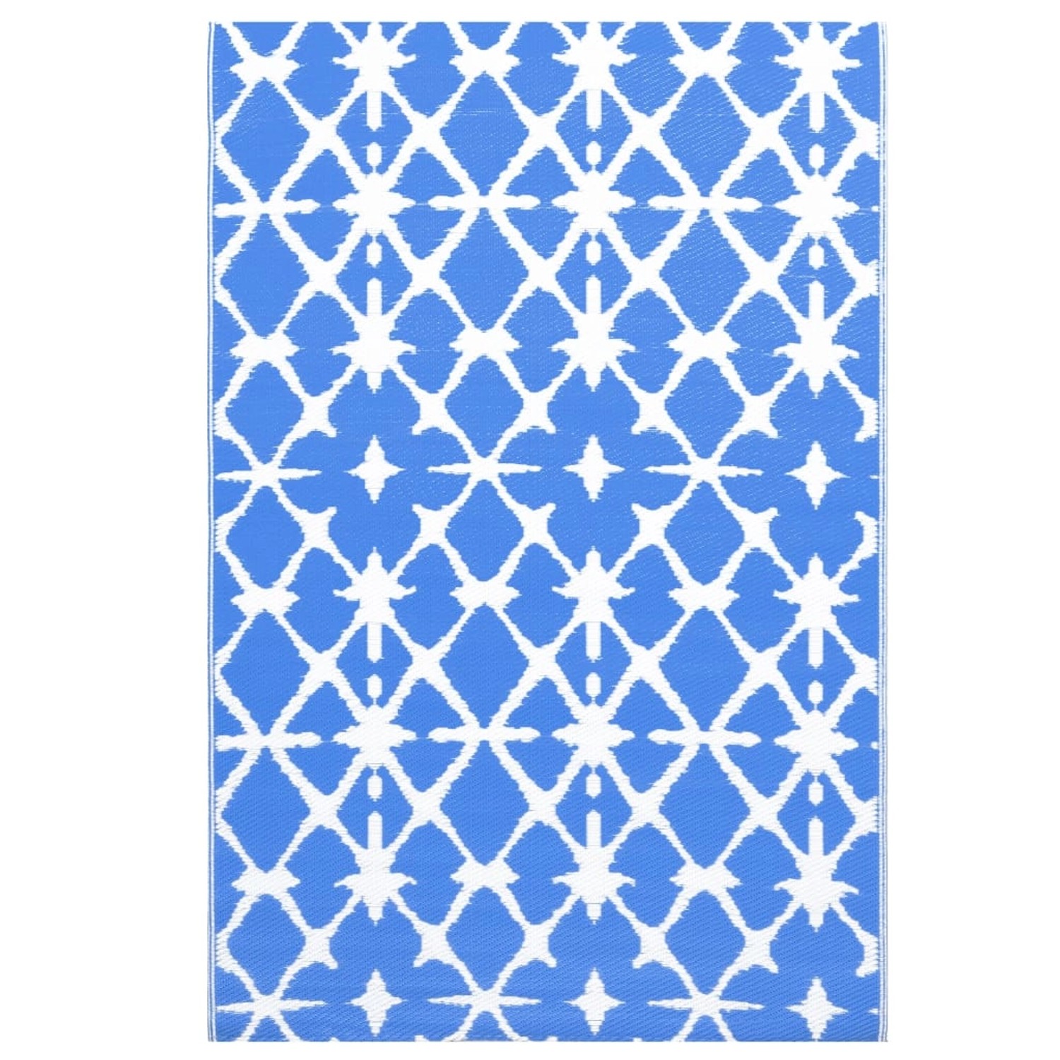vidaXL Outdoorteppich Blau Und Weiß 190x290 Cm Pp 643967 günstig online kaufen