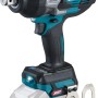 Makita Akku-Schlagschrauber TW001GZ Solo, blau-schwarz, mit Gürtelclip. Akku und Ladegerät nicht enthalten.