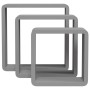 vidaXL Würfelregale 3 Stk Grau MDF 323954_5