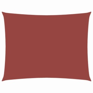 vidaXL Sonnensegel Oxford-Gewebe Rechteckig 3x4 m Terrakotta-Rot 135375