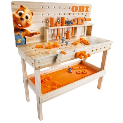 OBI Kinderwerkbank 72 cm x 31 cm x 78 cm