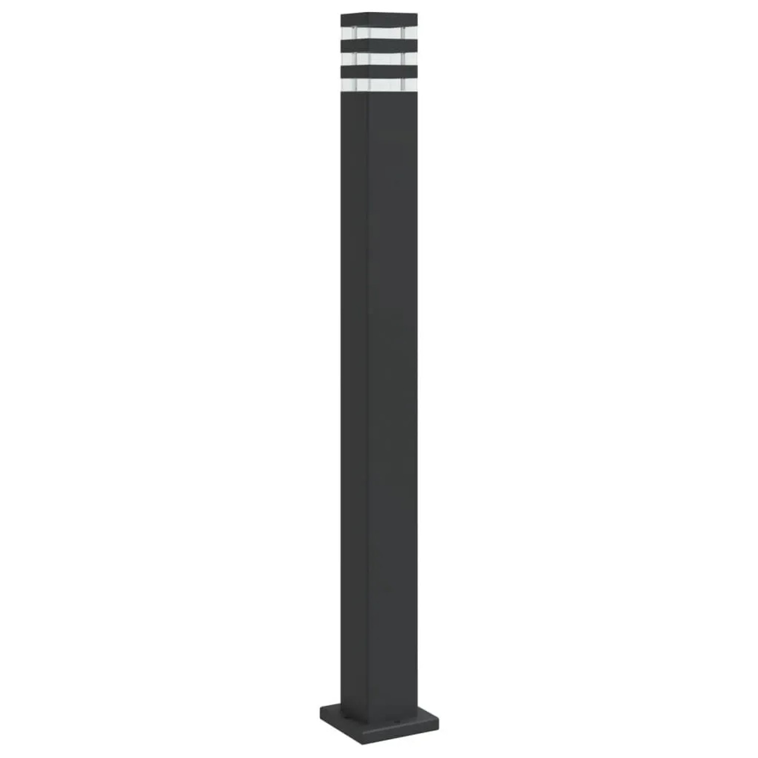 vidaXL Wegeleuchte Schwarz 110 cm Aluminium 4006397