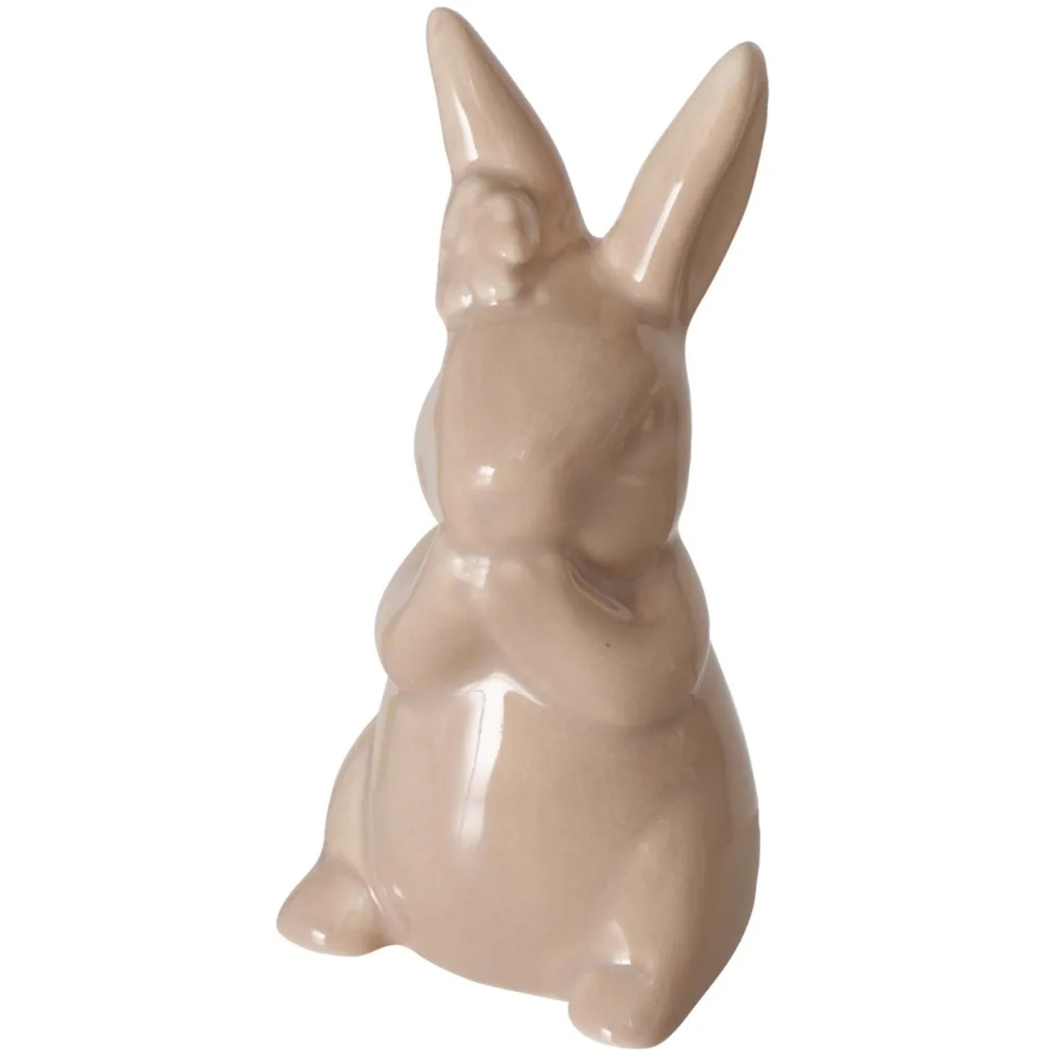Mehrfarbige Boltze Deko-Figur Tilly, Hase aus Porzellan für Ostern, 3-fach sortiert.