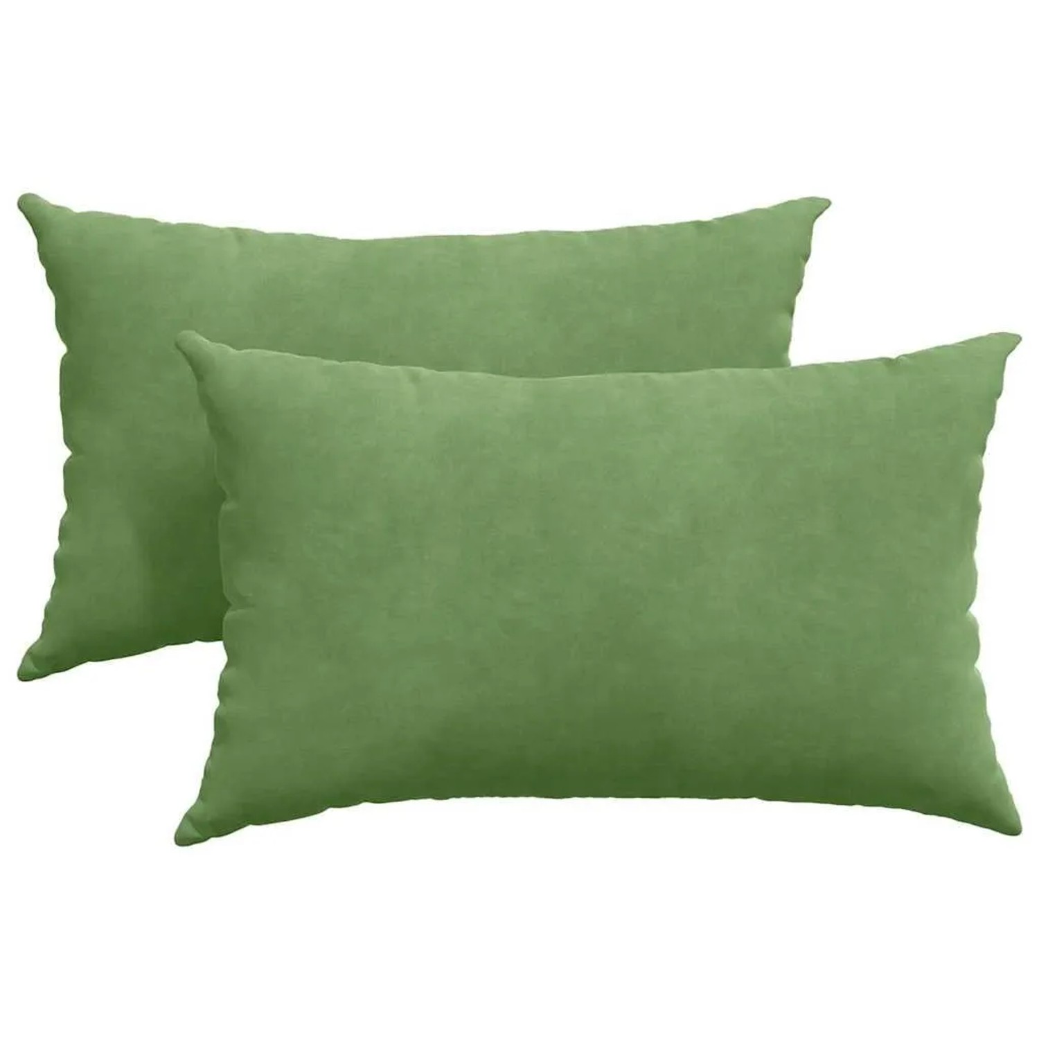 vidaXL Sofakissen 2 Stück Hellgrün 50 x 30 cm Cordstoff 42013630