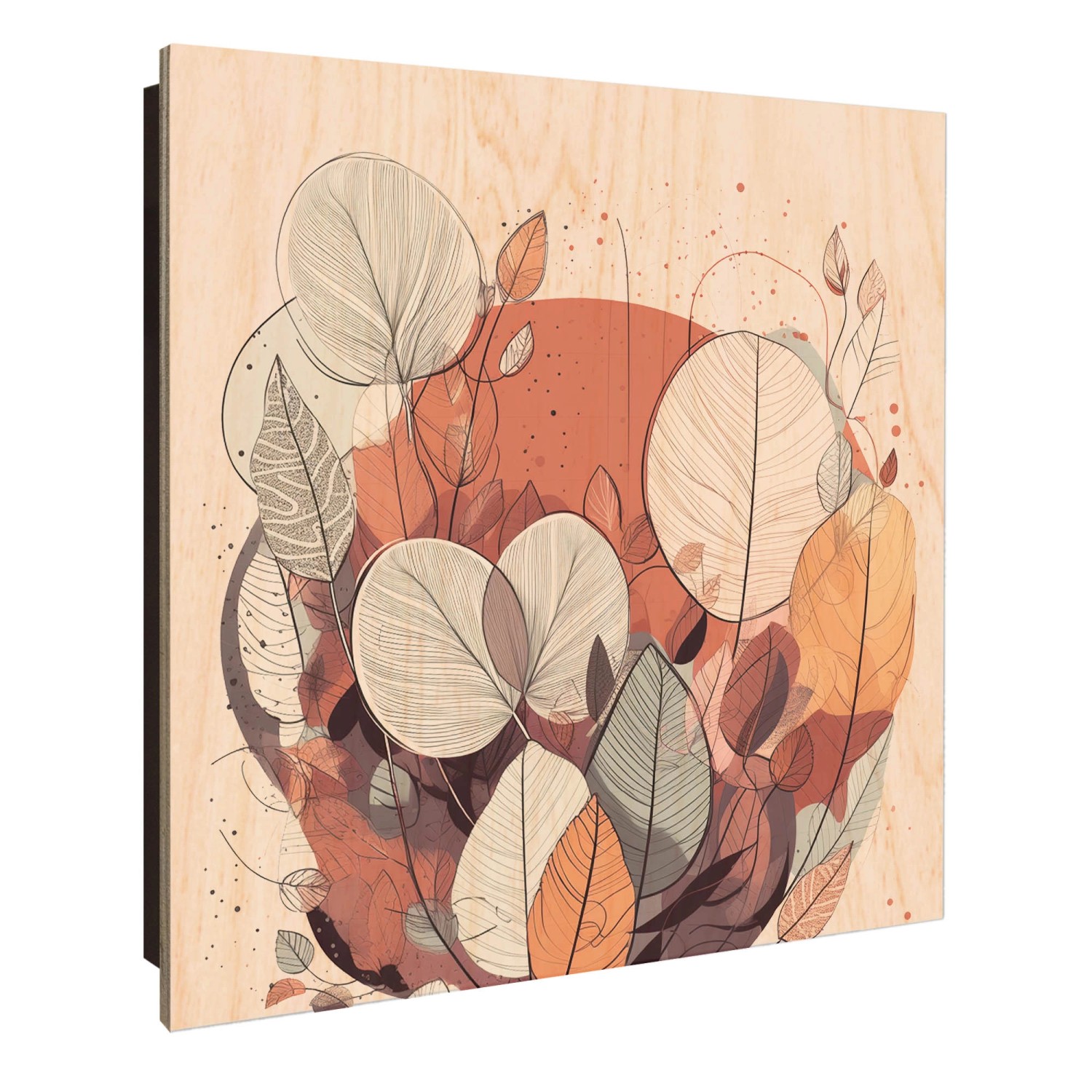 Banjado Großer Schlüsselkasten Holz 30x30cm Schwarz Scharnier Links 50 Hake günstig online kaufen
