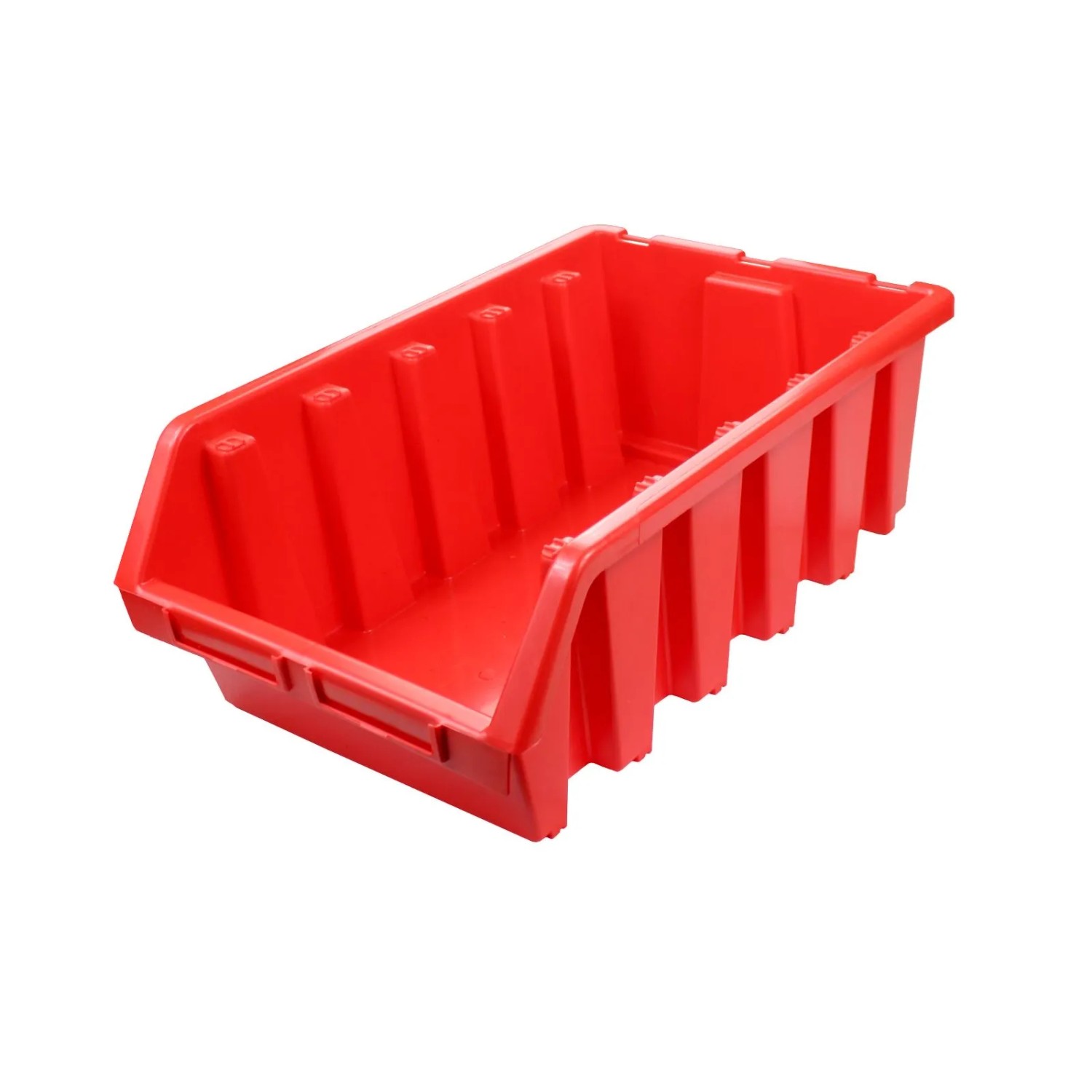 PROREGAL Sichtlagerbox 5 HxBxT 18,7x33,3x50cm Polypropylen Rot