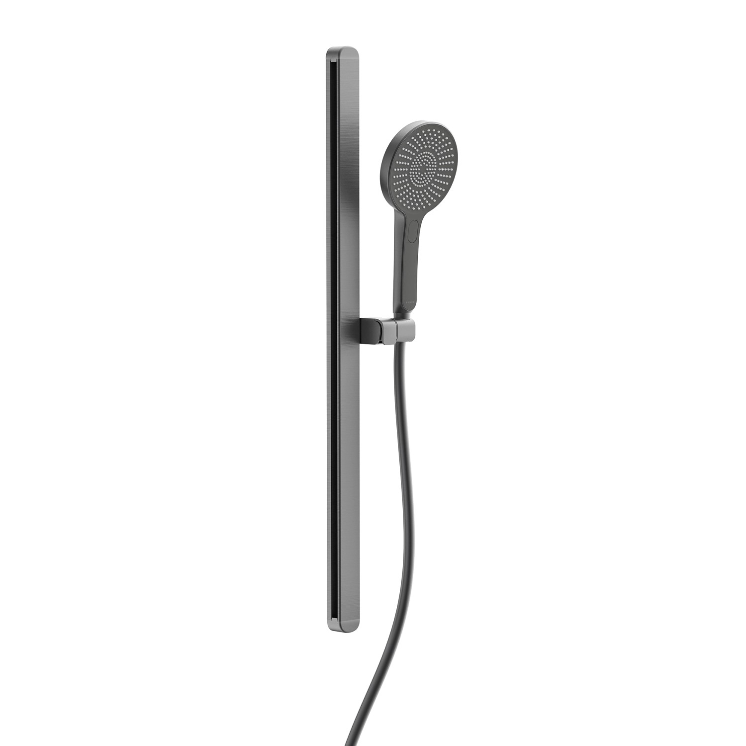 Schütte Stangenbrause-Set Karibik Oval Graphit Matt