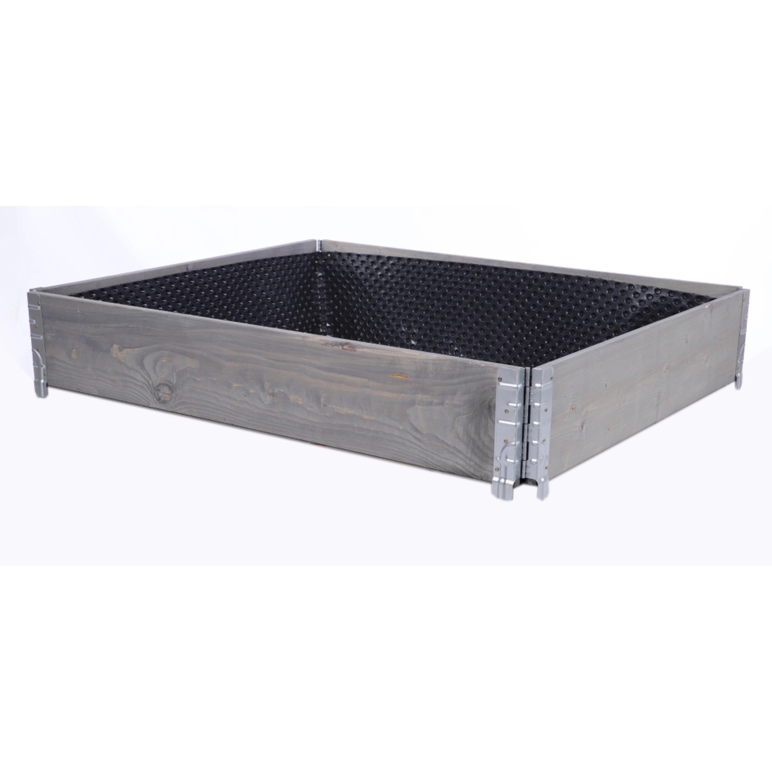 PROREGAL Hochbeetkisten GuardBox 20x120x100cm inkl. Luftfolie Grau günstig online kaufen