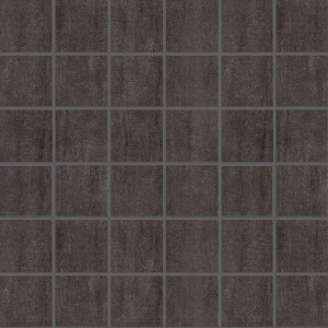 Mosaikfliese Feng Nero, 30x30 cm, dunkle Optik. Ideal als Boden- oder Wandmosaik.