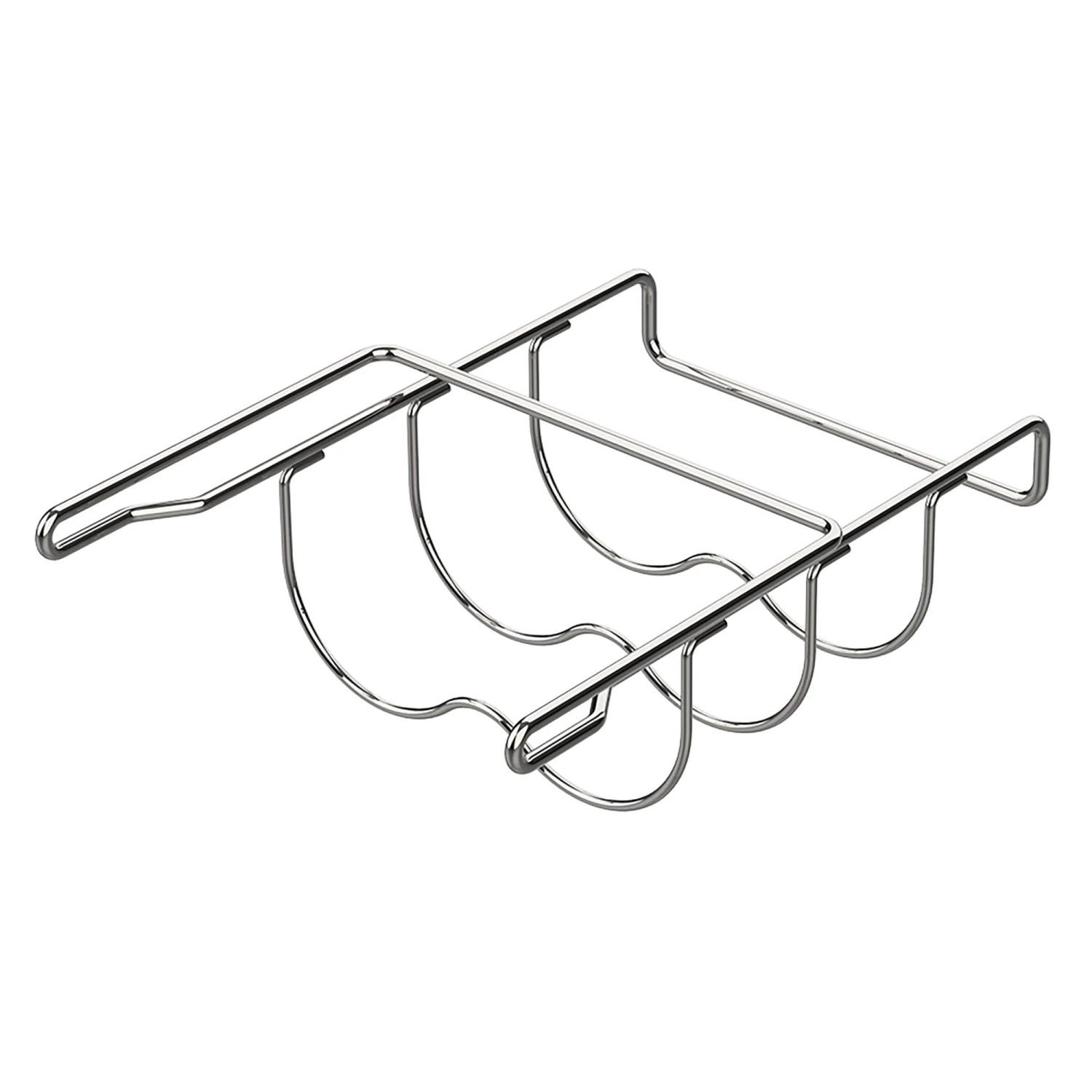 PKM Universal-Flaschenregal FR2-219 Edelstahl 2 Flaschen 10,2 x 21,9 x 30,8 cm