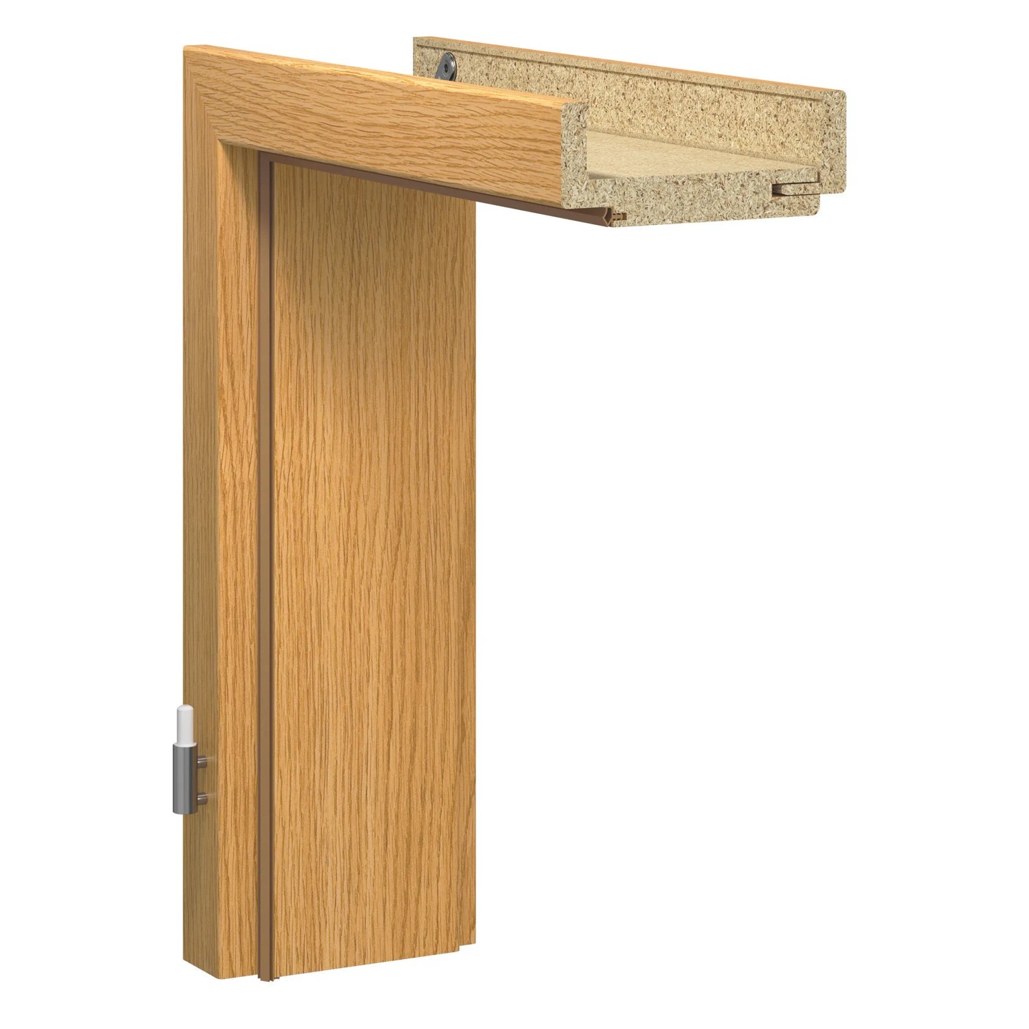 Türzarge Dekor Eiche Hell Holznachb. (GA30) 86 x 198,5 x 14,5 cm Anschlag L/R