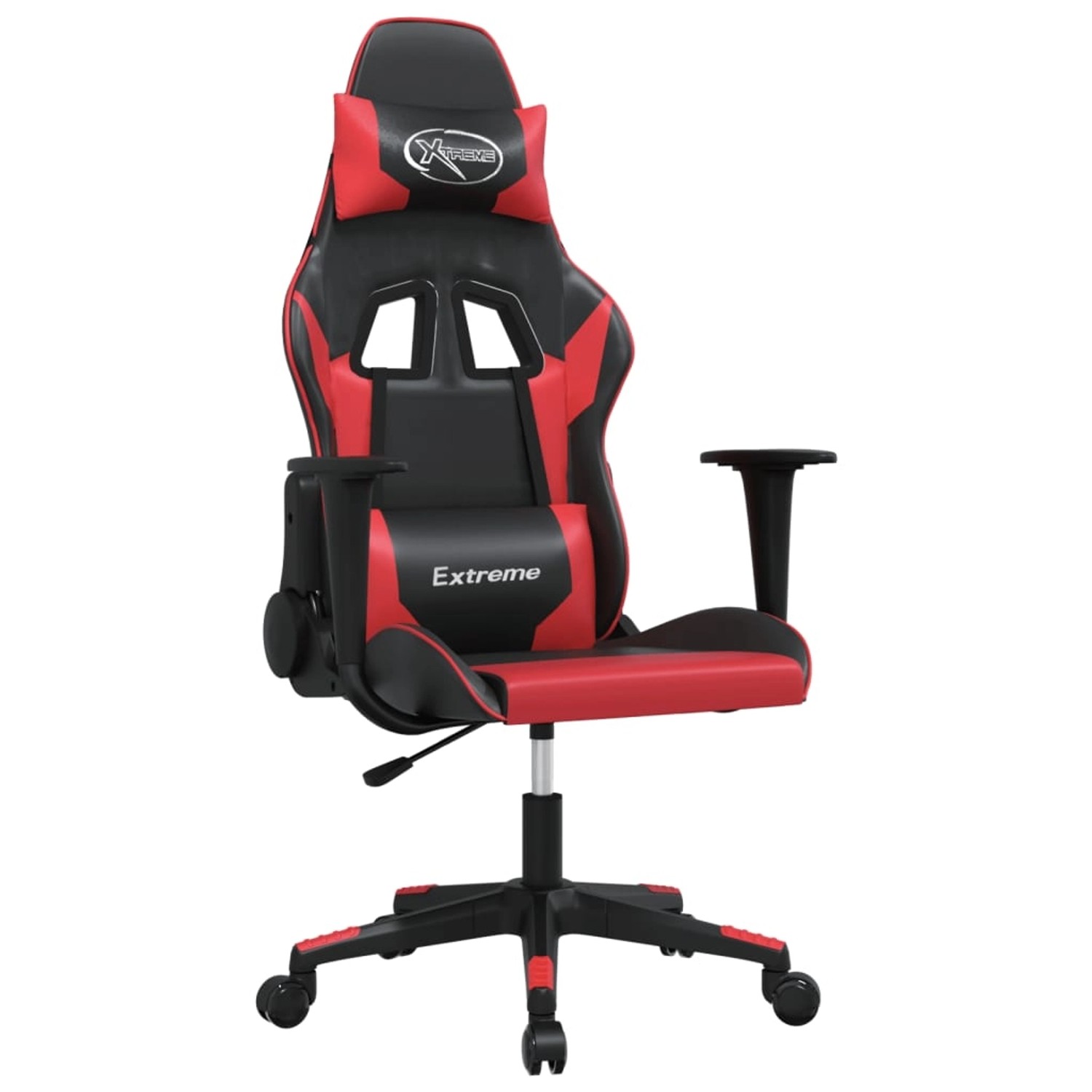 vidaXL Gaming-Stuhl Schwarz und Rot Kunstleder Modell 9 günstig online kaufen