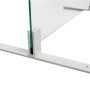 Abstands-Set für Thekenhalter, 8x25 mm, Kunststoff schwarz, zur Erhöhung von Hygieneschutz.