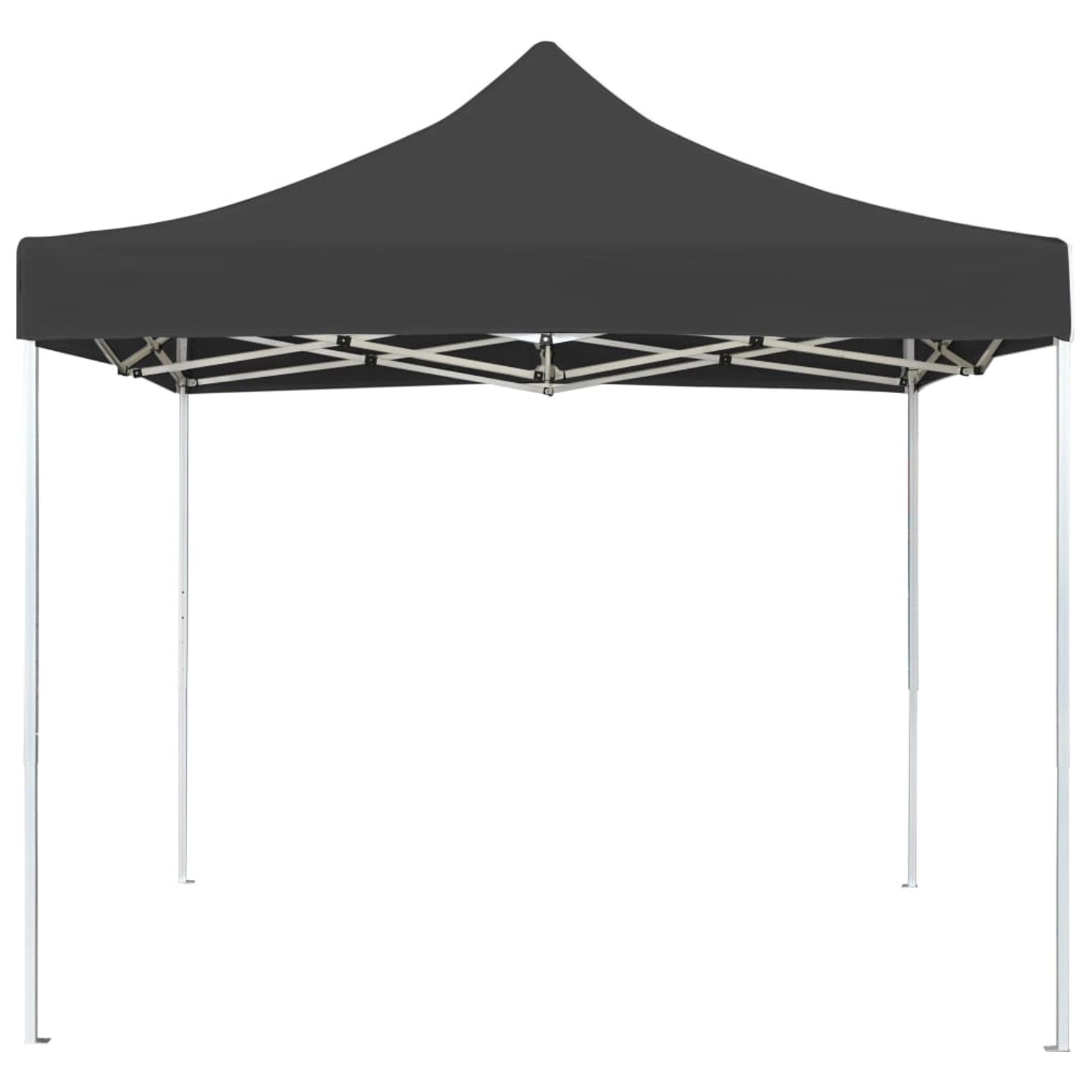 Profi-partyzelt Faltbar Aluminium 2x2 M Anthrazit günstig online kaufen