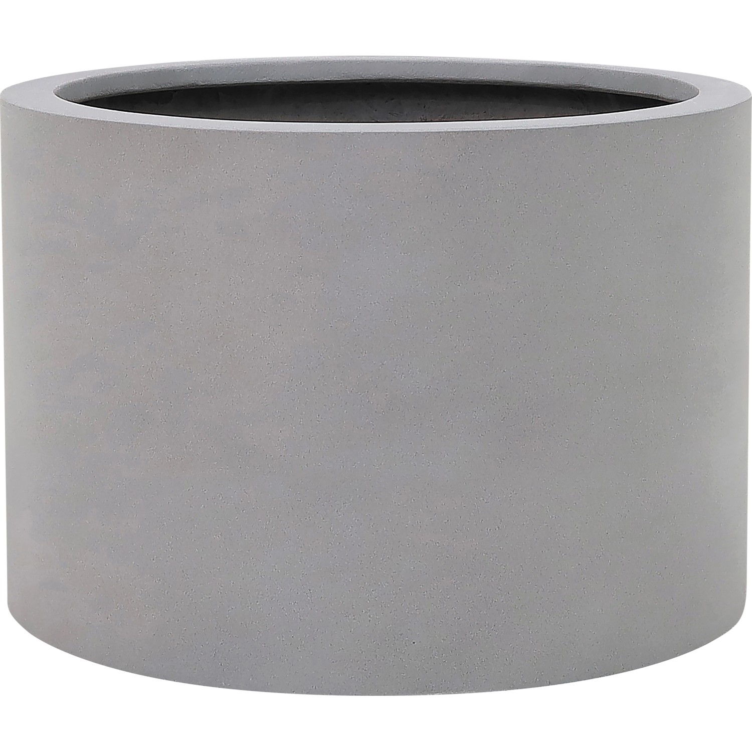 Pflanztopf Fiberstone Strukturiert Greige-Hellgrau 42 cm x 42 cm x 28 cm