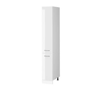 Vicco Apothekerschrank R-Line, weiß hochglanz, 30 cm breit. Küchenschrank für Medikamente und Küchenutensilien.