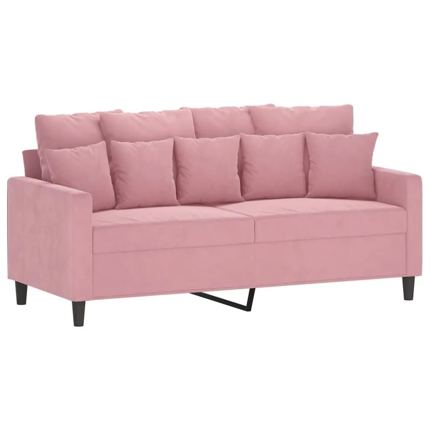 vidaXL 2-Sitzer-Sofa Rosa 140 cm Samt 359306 günstig online kaufen