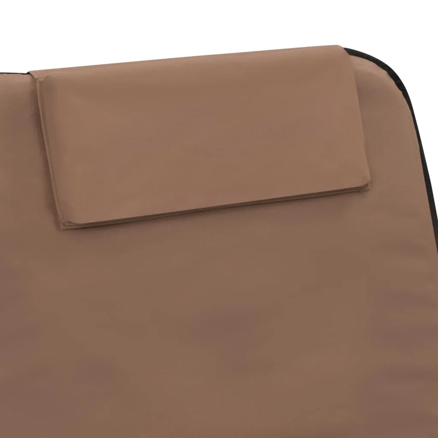 vidaXL Klappbare Strandliege 2 Stk. Stahl Stoff Braun mit Rckenlehne  kaufen bei OBI