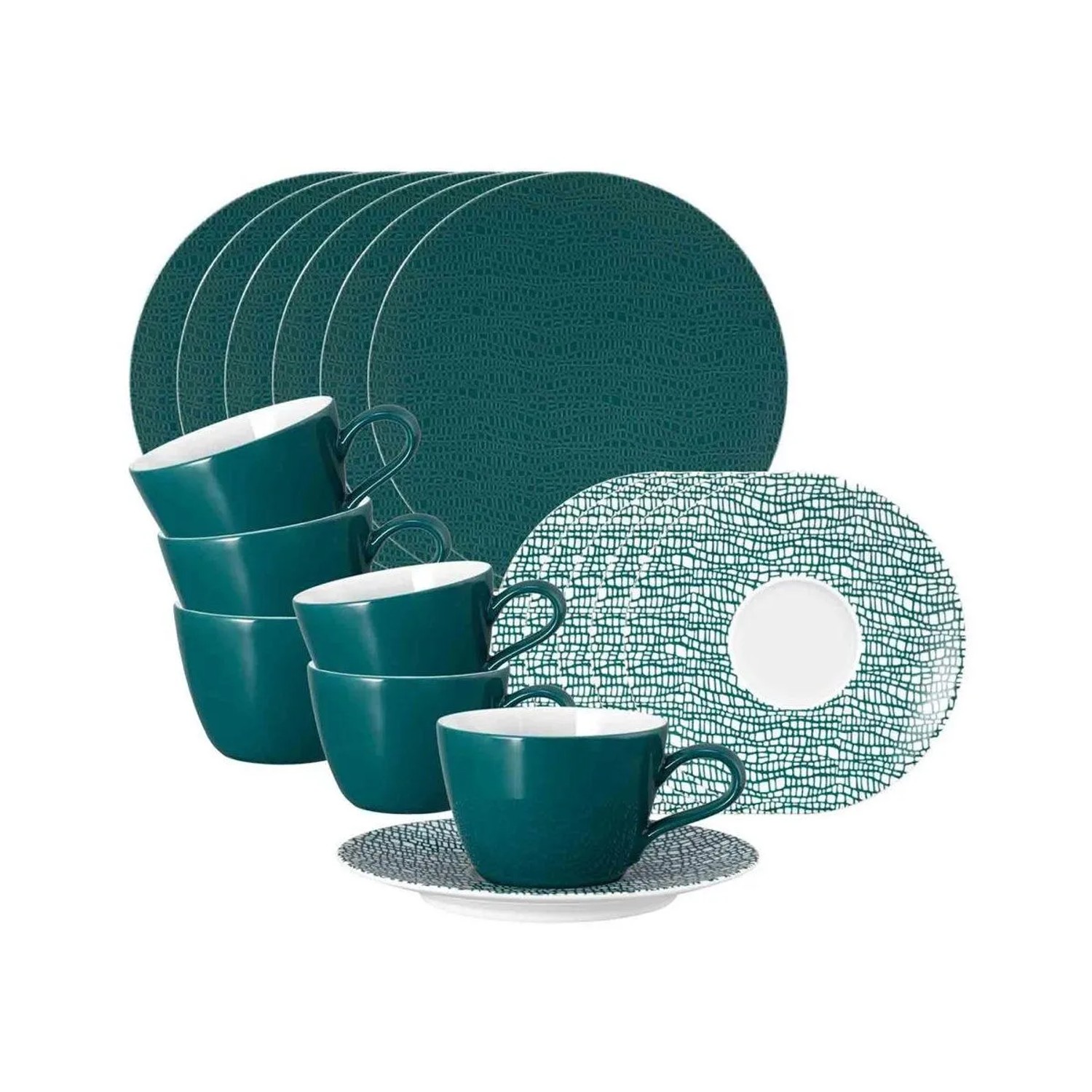 Seltmann Weiden Life Fashion Kaffeeservice 18-teilig Trendy Petrol