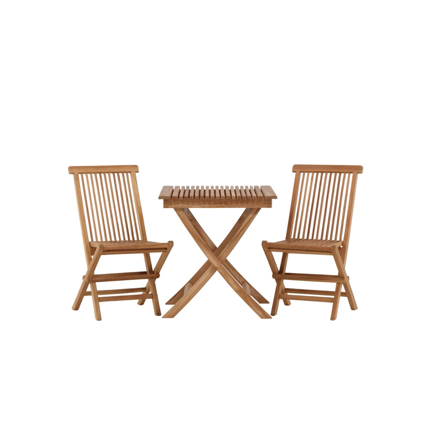 ebuy24 Ghana Gartenset Tisch 70x70cm 2 Stühle Kenya Natur Natur günstig online kaufen