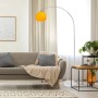 CCLIFE LED E27 Stehlampe Stehleuchte Bogenlampe Höhenverstellbar 145-220cm Orange_5