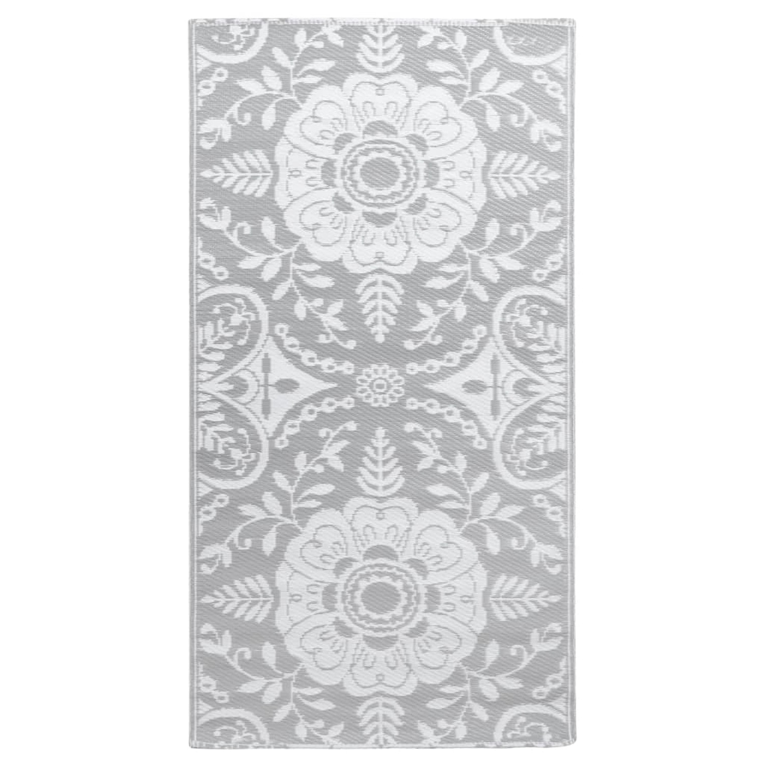 vidaXL Outdoorteppich Hellgrau 80x150 Cm Pp 643968 günstig online kaufen