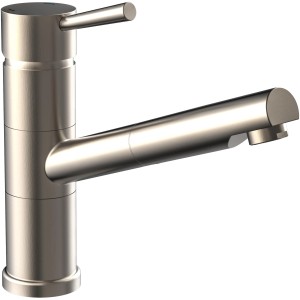 Schütte Spültischarmatur Unicorn mit Auslauf, Edelstahloptik. Einhebelmischer für die Küche.