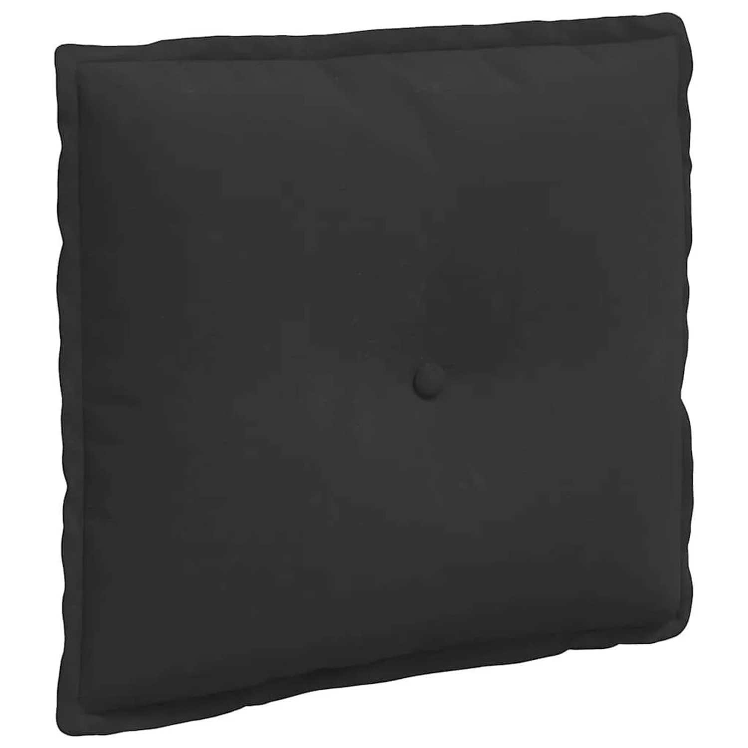 vidaXL Rückenkissen Schwarz 50 x 45 cm Mikrofaserstoff 42014647