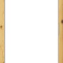 Radex Türzarge Modern, Fichte, 86x198,5 cm, Anschlag links, verstellbar. Holz-Türrahmen für Innentüren.