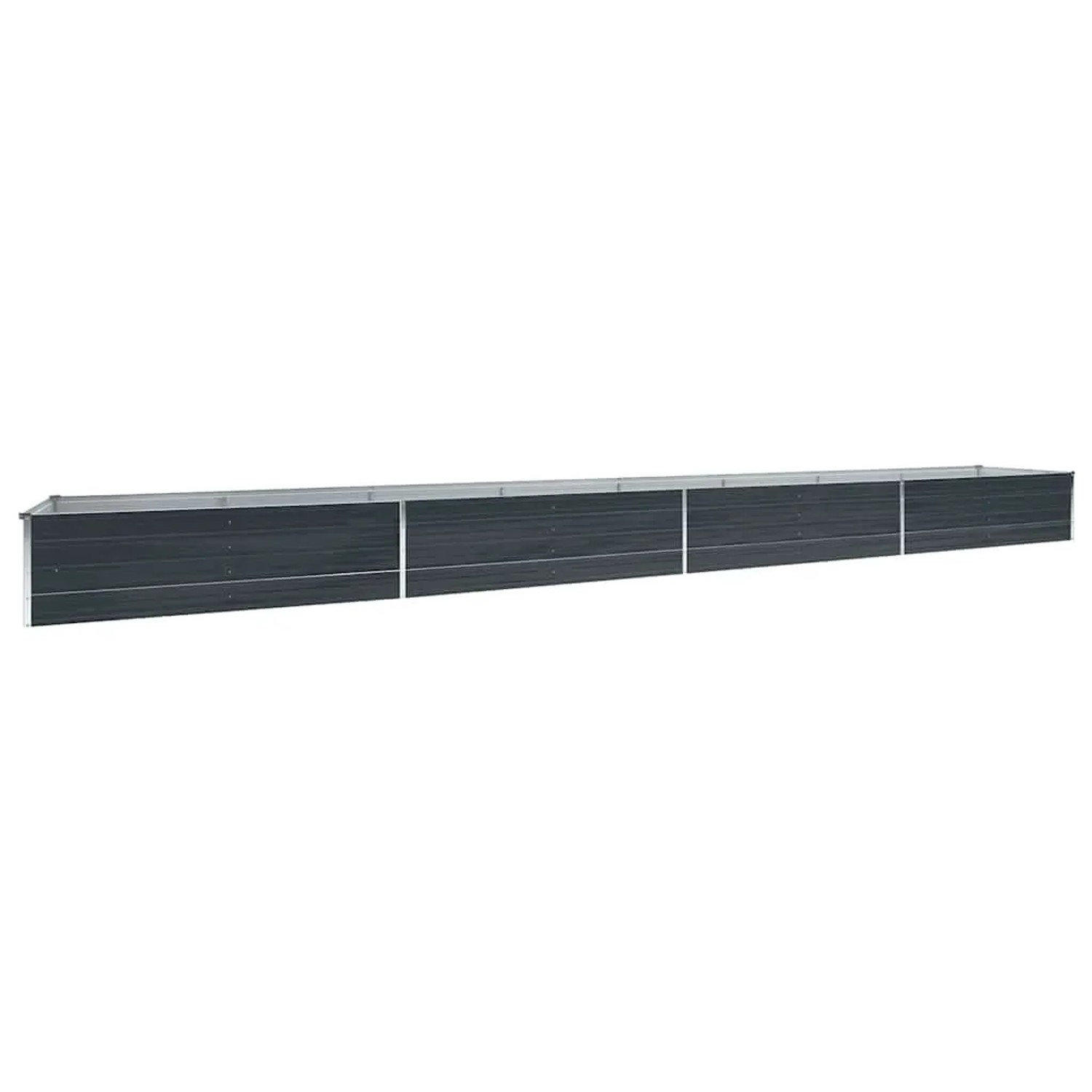 Furnicato Garten Hochbeet Verzinkter Stahl 600x80x45 Cm Anthrazit