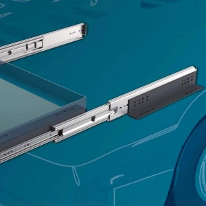 SOTECH Montagewinkel, 406 mm, schwarz galvanisiert, für Schwerlastauszüge.
