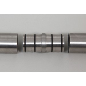 Verbinder Edelstahl V2A für Handlauf Ø 40 mm - Handlauf Zubehör Rohrverbindung