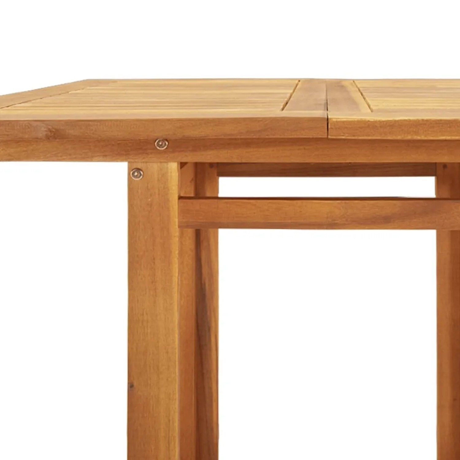 vidaXL Bistrotisch aus Akazienholz, 75x75x110cm, ideal für Garten und Terrasse.