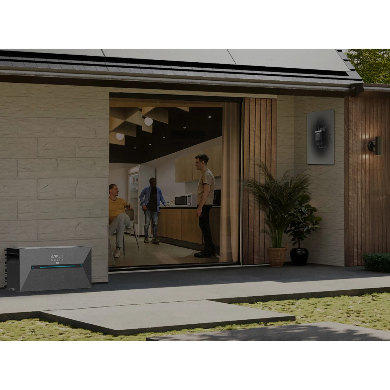 Anker Solix Solarbank 2 E1600 Pro Stromspeicher für Balkonkraftwerk am Haus.