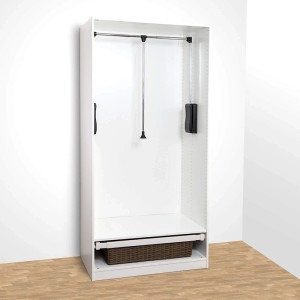 SOTECH Kleiderlift mit Teleskop Breitenverstellung 545 Bis 700 mm Tragkraft 8 Kg Schwarz