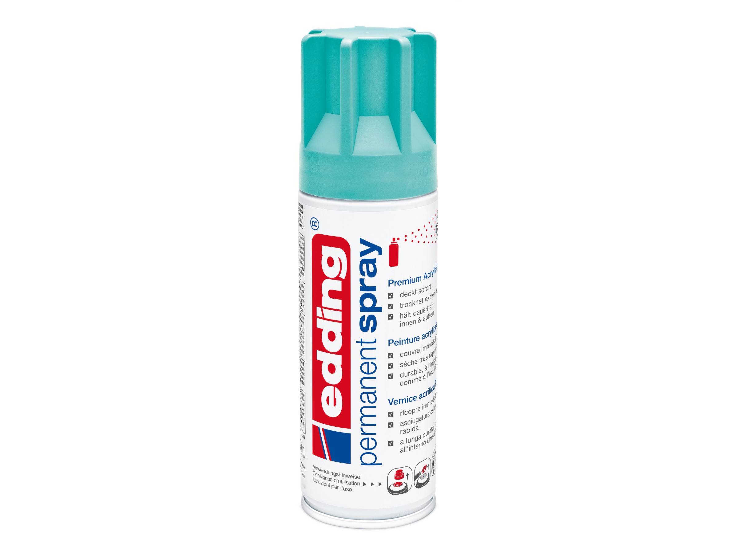 Edding 5200 Spray-déco Acrylsprühfarbe – Tiefschwarz, Für Fast Alle Oberflächen, Made In Germany
