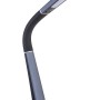 Schwarze LED-Tischleuchte Mitti von Globo, dimmbar, mit USB-Charger für Schreibtisch & Büro.