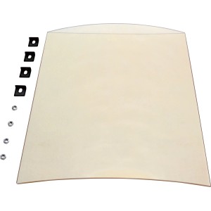 Glasscheibe mit Zubehör für Masaya Classic 2 und Sandstein 2 Kaminöfen.