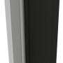 Sanotechnik Magnetprofil für Elite Nischendusche, schwarz/silber, Zubehör für Duschen.