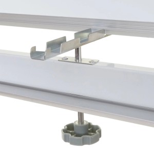 Proregal Whiteboard HxBxT 181x130x50 cm Mobil Rollbar Inkl. Zubehör Magnettafel Memoboard Pinnwand