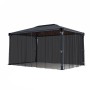 Anthrazitfarbenes Insektenschutznetz für Palram Martinique 3 x 3.6 Pavillon.