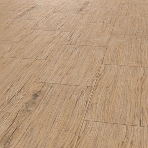 Bodenfliesen Feinsteinzeug Firewood, matte Holzoptik, 62x31 cm. Ideal für Wohnräume.